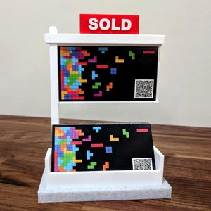 Porta-cartão de visita imobiliário