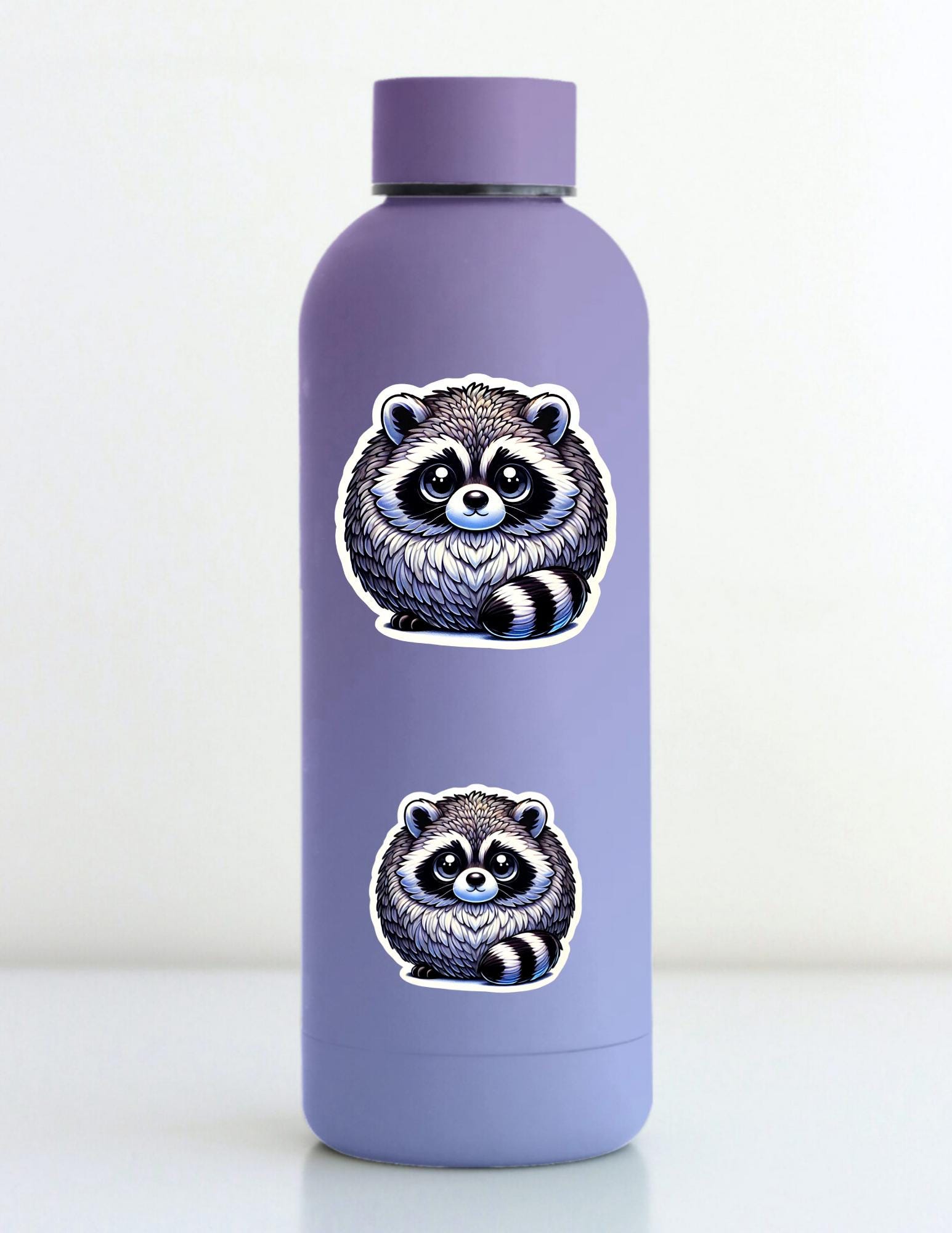 Chubby Raccoon Sticker – Glossy Vinyl Decal - Etsy
