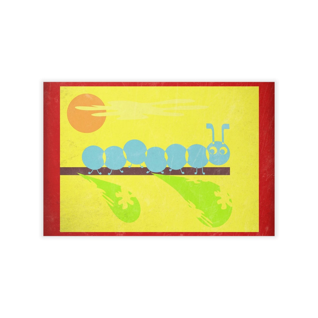 Caterpillar Wall Decal Etsy