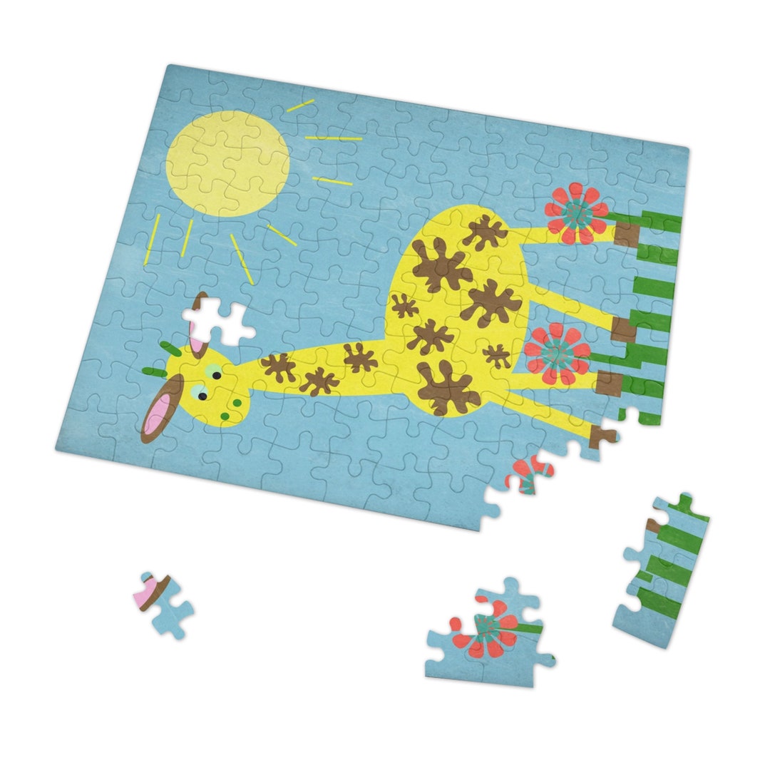 Giraffe Jigsaw Puzzle 30 110 252 500 1000piece Etsy