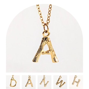 Collar con letras, collar con inicial de burbuja personalizado, colgante con letras personalizables, joyería con monograma de moda, regalo único para ella