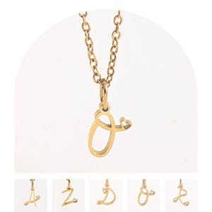 Letter Necklace, Personalized Gifts For Women, Initial Letter Necklace Pendant White Shell Name Jewellery Christmas Gift For Women
