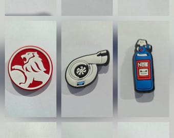 Aussie Car Shoe charms, jibbitz for crocs