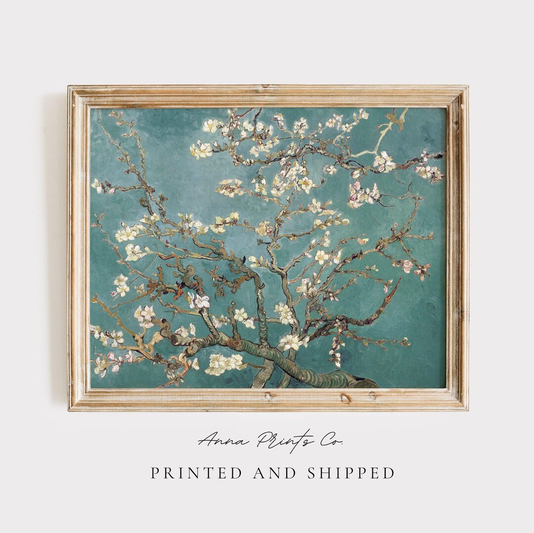 Reproduction Sur Toile – Fleur D'amandier De Van Gogh – Impression Giclée – Deni Fomi