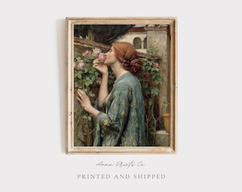 The Soul of the Rose Print: John William Waterhouse 3D Textured