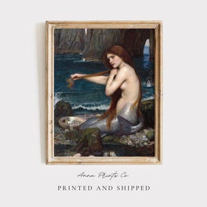 John William Waterhouse a Mermaid - Etsy