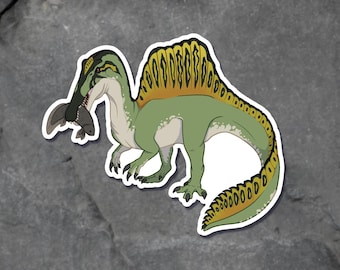Spinosaurus Vinyl Sticker - Paleontology Sticker