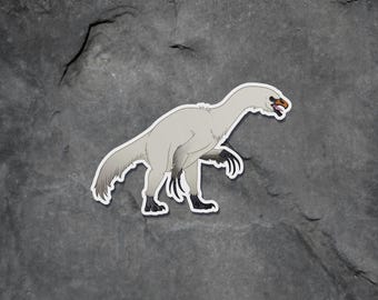Therizinosaurus Vinyl Sticker - Paleontology Sticker