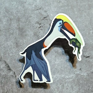 Hatzegopteryx Vinyl Sticker - Paleontology Sticker, Dinosaur Art