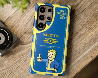 Fallout Vault-Tec Samsung Tough Phone Case - Fallout Samsung Case, S23, S24, Vault Tec Phone Case, Fallout Gift, Gift For Fallout Fan