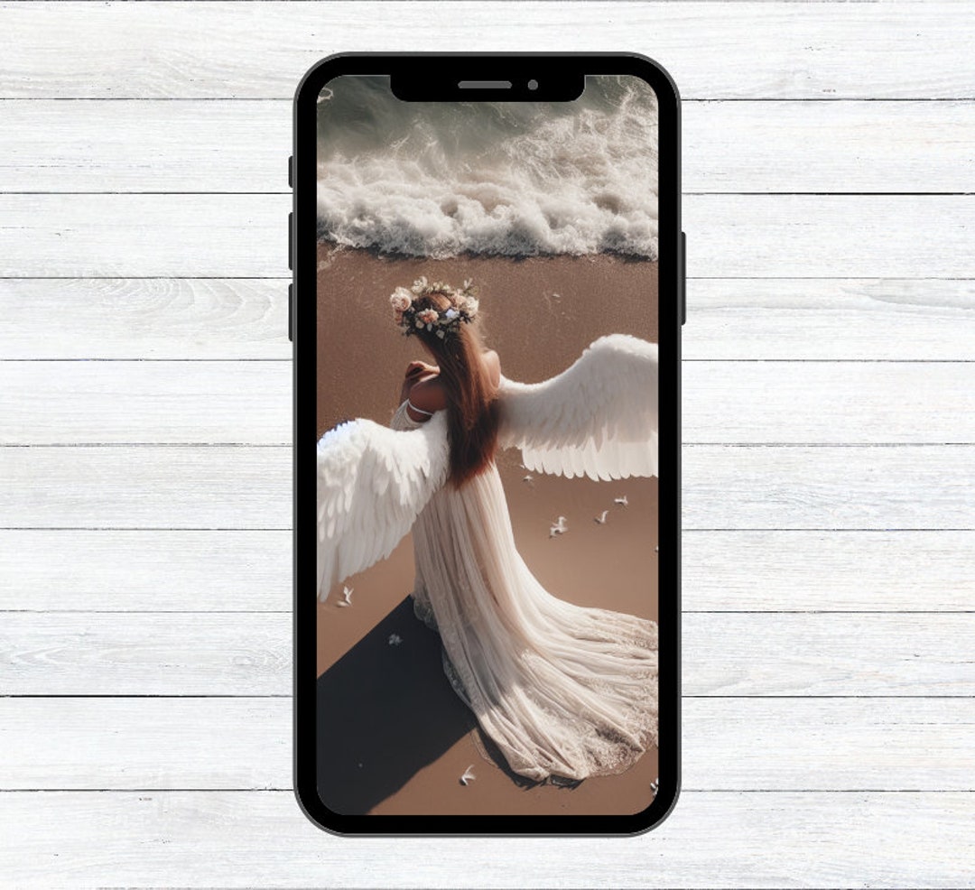 Angel Phone Wallpaper Digital Download Aesthetic Phone Background