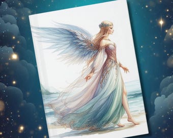 Celestial Angel Journal Blank Notebook for Writing Diary for Dreamers Hardcover Journal Angelic Book Religious Spiritual Gift