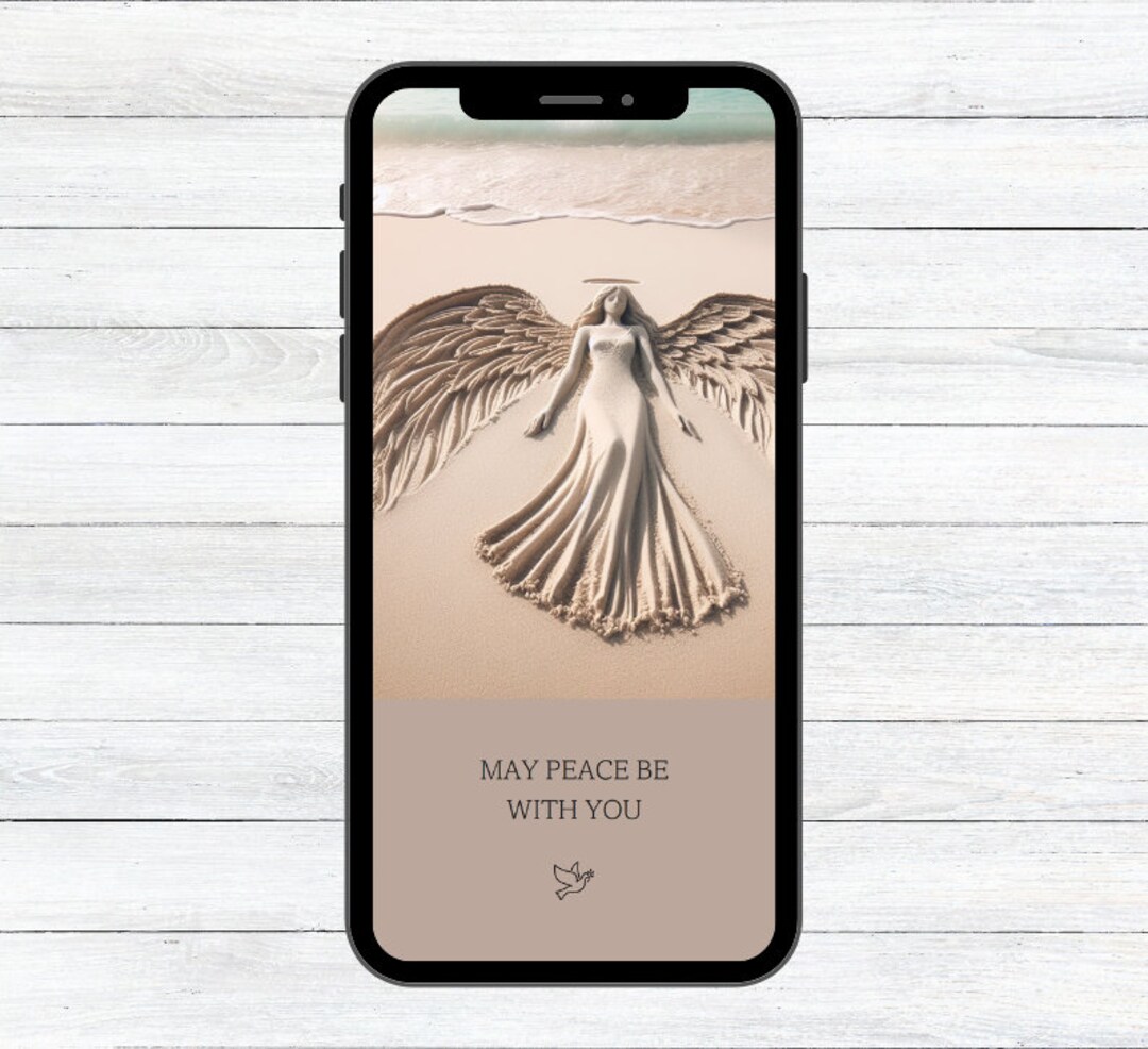 Angel Phone Wallpaper Digital Download Aesthetic Phone Background