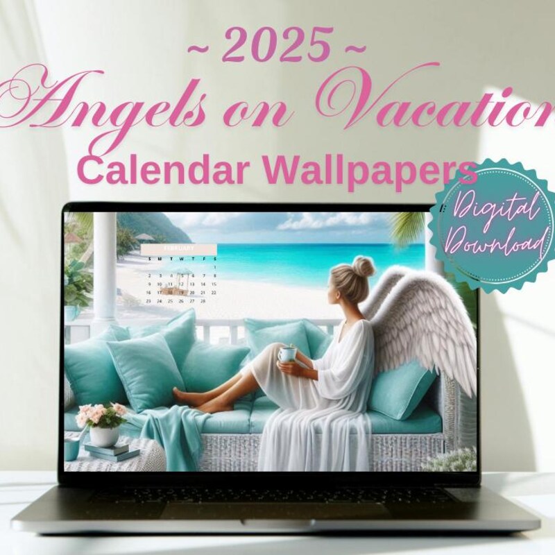 2025 Angel Calendar Etsy