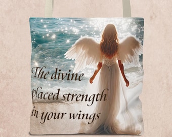 Draagtas engel 13 x 13 Aesthetic Angel Art - Multi Design Listing