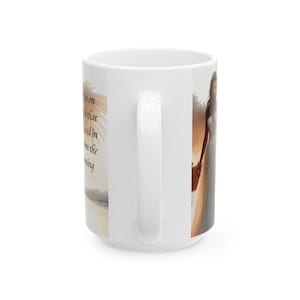 Taza de ángel / Taza de cerámica inspiradora de 325 ml (11 oz) y 444 ml (15 oz) Regalo para el Día de la Madre Ángel de la guarda imagen 6