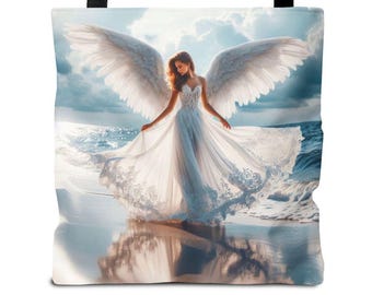 Bolso de playa Ángel Celestial: Un regalo mágico único para ella.