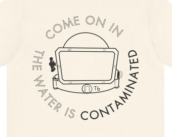 Table 6 Hazmat Diver T-shirt | Commercial Deep Sea Diver Scuba Diving Inland Desco Poop Diver Hyperbaric Contaminated Unisex Tee