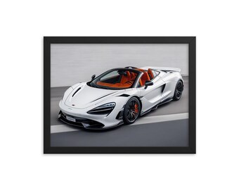 White McLaren 765LT