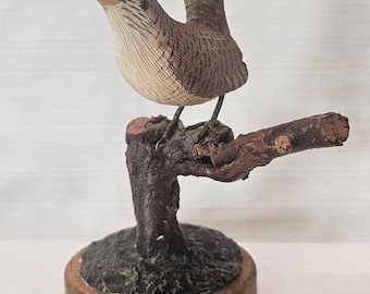 Handmade Wooden Bird Carving