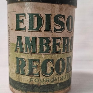 Antique Phonograph Cylinder, Moonlight on the Lake