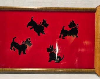 Midcentury Scotty Dog Tray