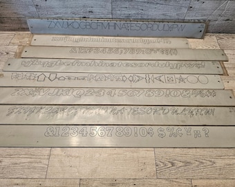 Antique EngravingTemplates or Pantograph Templates