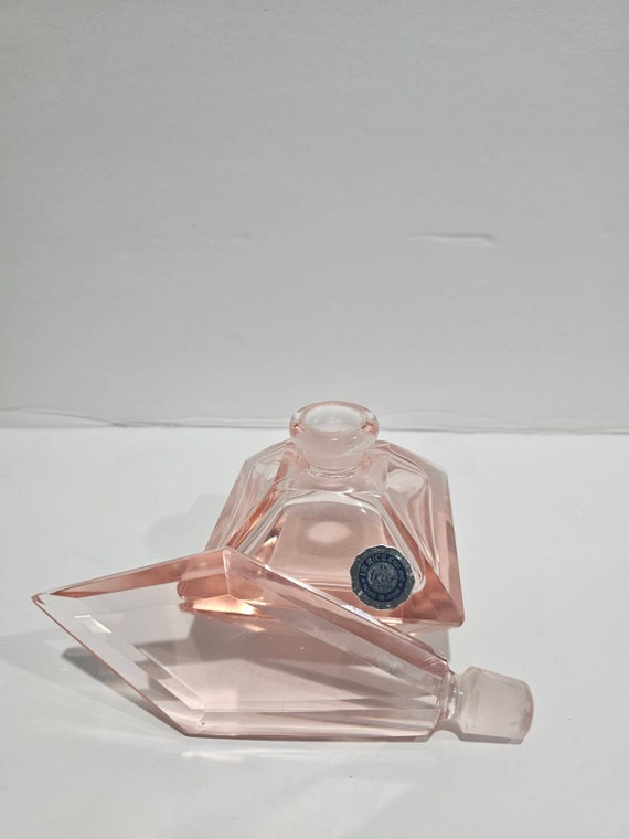 Geometric Perfume Bottle--Crystal