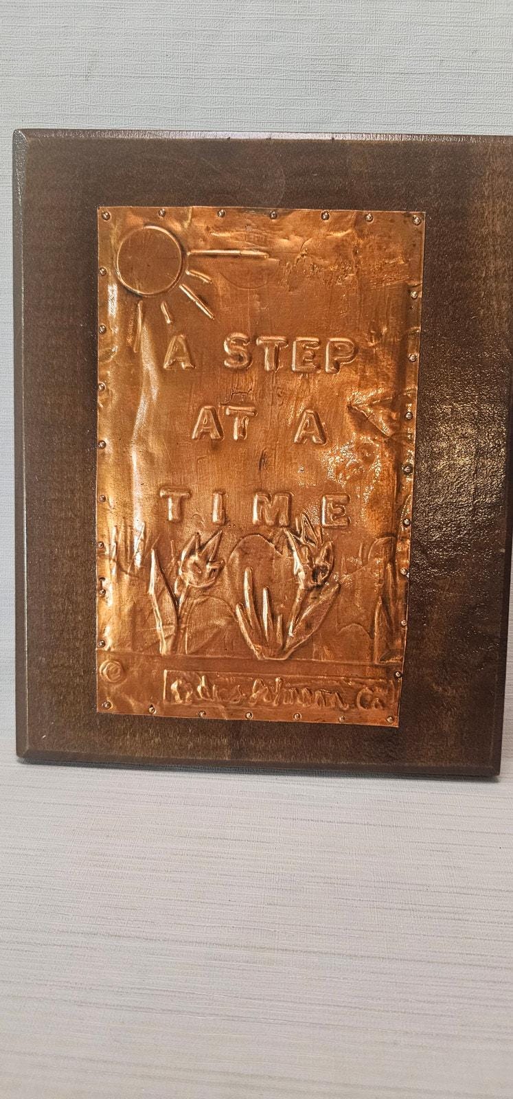 Motivational Copper Wall Decor