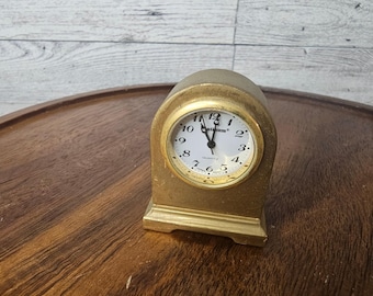 Mini Brass Clock
