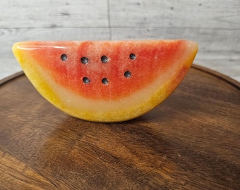 Polished Stone Melon Slice