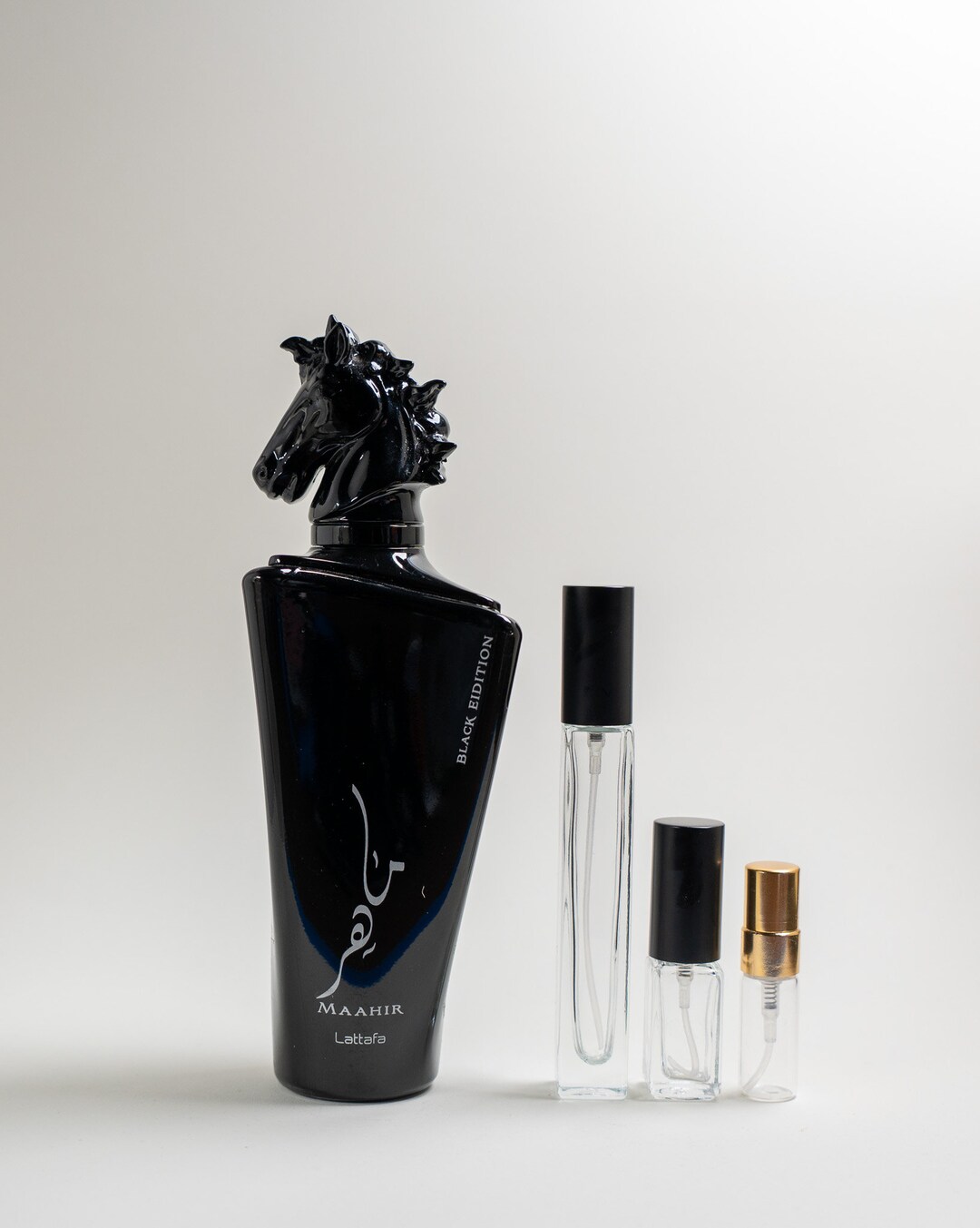 Maahir Black Edition by Lattafa Sample 3ml 5ml 10ml Travel Size