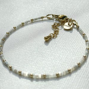 Dainty Moonstone Bracelet