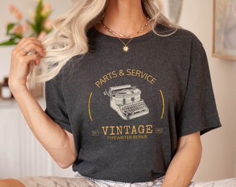 Vintage Typewriter Repair T-Shirt, Writer T shirt, Typewriter Tee shirt, super soft and comfy unisex T-shirt, Great gift for a writer