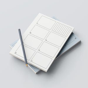 Folio Weißer Wochenplaner Post-it Notizblock - 8 in. x 6 in.