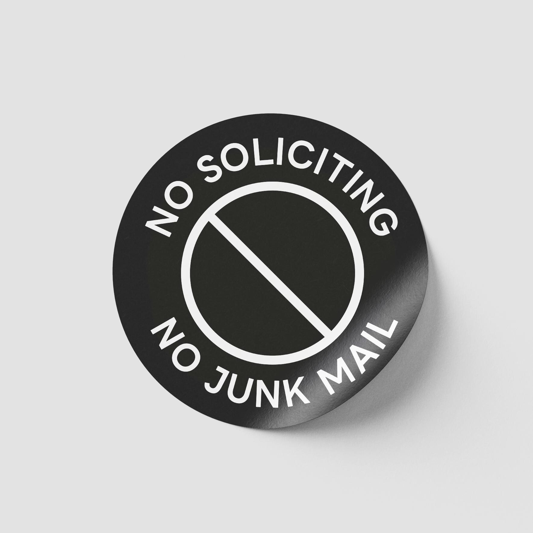 No Junk Mail/Prospekte/Menüs/Flyer/Rundschreiben Aufkleber No Junk Mail/Prospekte/Menüs/Flyer/Rundschreiben Aufkleber