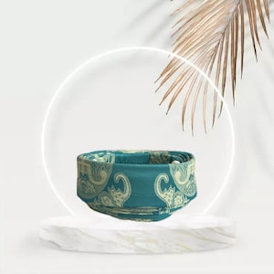 Green Traditional Vietnamese Headpiece or Khan Dong Ao Dai for Your Male/Female Dog/Cat (Pet)