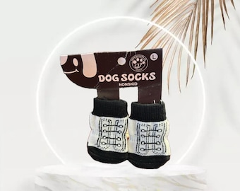 Große Wintersocken / Wintersocken für Ihren Hund/Ihre Katze (Haustier) - Weiß