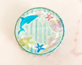 Masking tape (summer only/treasure of the sea) made by BGM, for diaries, crafts, studying, scrapbooking, and card making