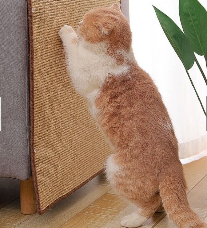 Sisal Fabric to Repair Cat Scratching Post, Cat Scratching Fabric, Sisal  Carpet, DIY Cat Tower, Mid Century Modern Cat Furniture 