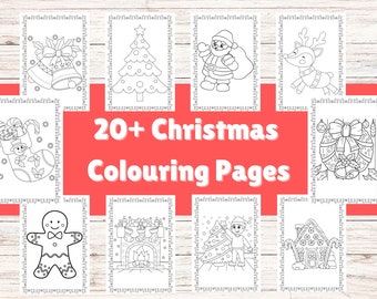 20+ Christmas Colouring Pages | Christmas Colouring Sheets | Christmas Digital Printables