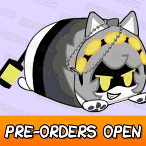 Pre-Order V Mochi Bean Plush Keychain Murder Drones (SHE SQUEAKS)