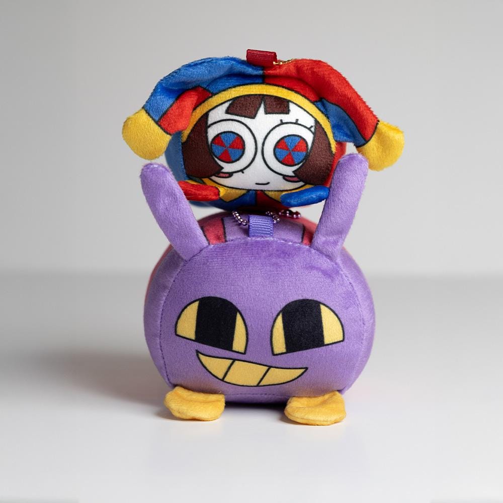 ポムニ もち豆 ぬいぐるみキーホルダー アメイジング デジタルサーカス