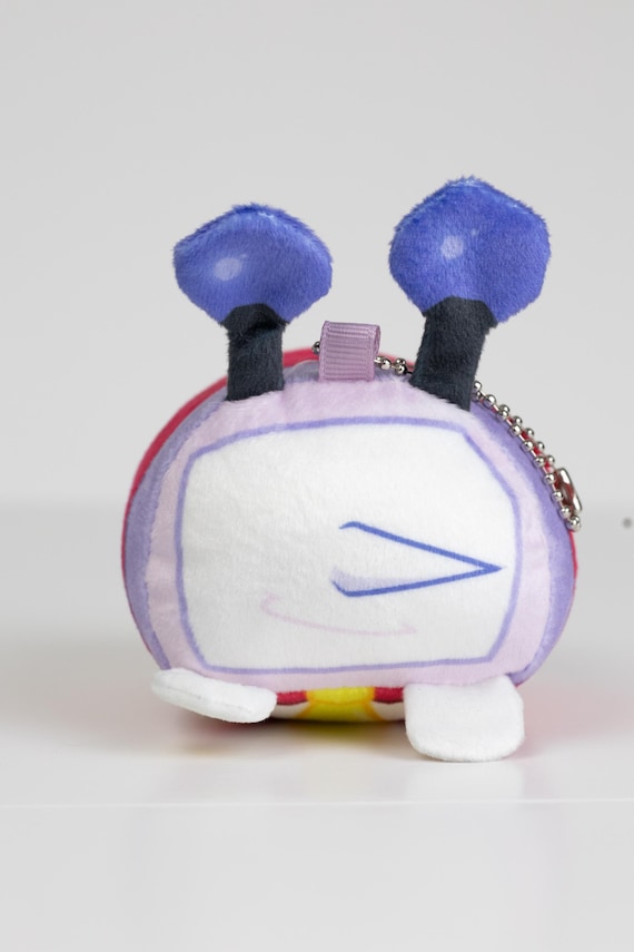 天那もち豆ぬいぐるみキーホルダー デルタルーン（HE SQUEAKS