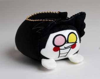 スパムトン もち豆 ぬいぐるみキーホルダー デルタルーン (きしむ音