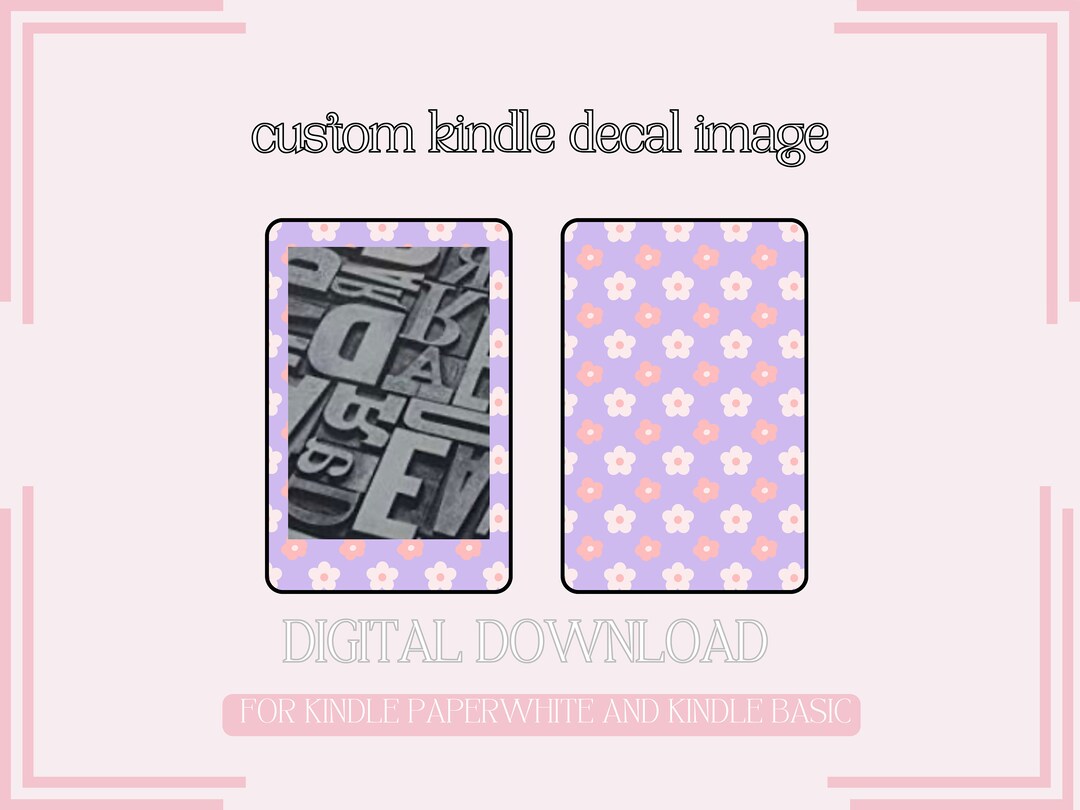 Kindle Decal Image DIGITAL DOWNLOAD JPEG Image to Be Etsy