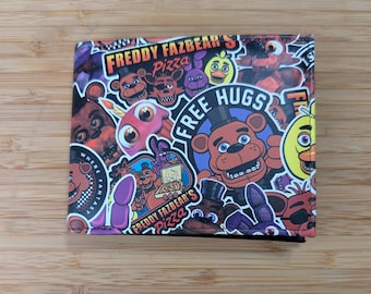 Five Nights at Freddy's Game Series Themed Bifold Wallet