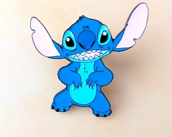 Stitch Standing figure 1.25" Tall Metal Enamel Pin