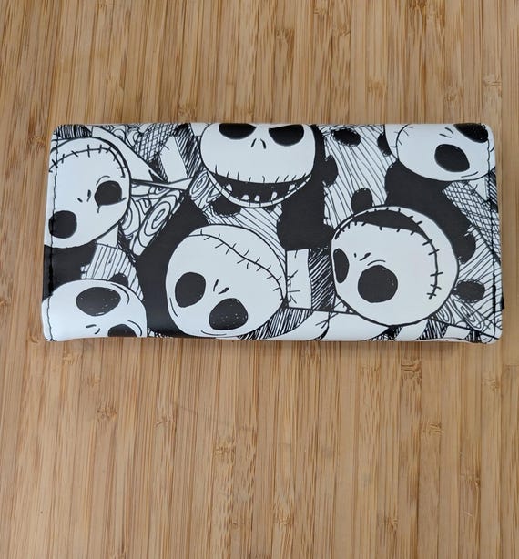 Jack Skellington Repeating Face Pattern Trifold C… - image 2
