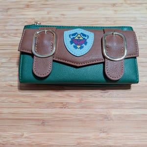 Cartera de mano larga para mujer con tres pliegues Zelda